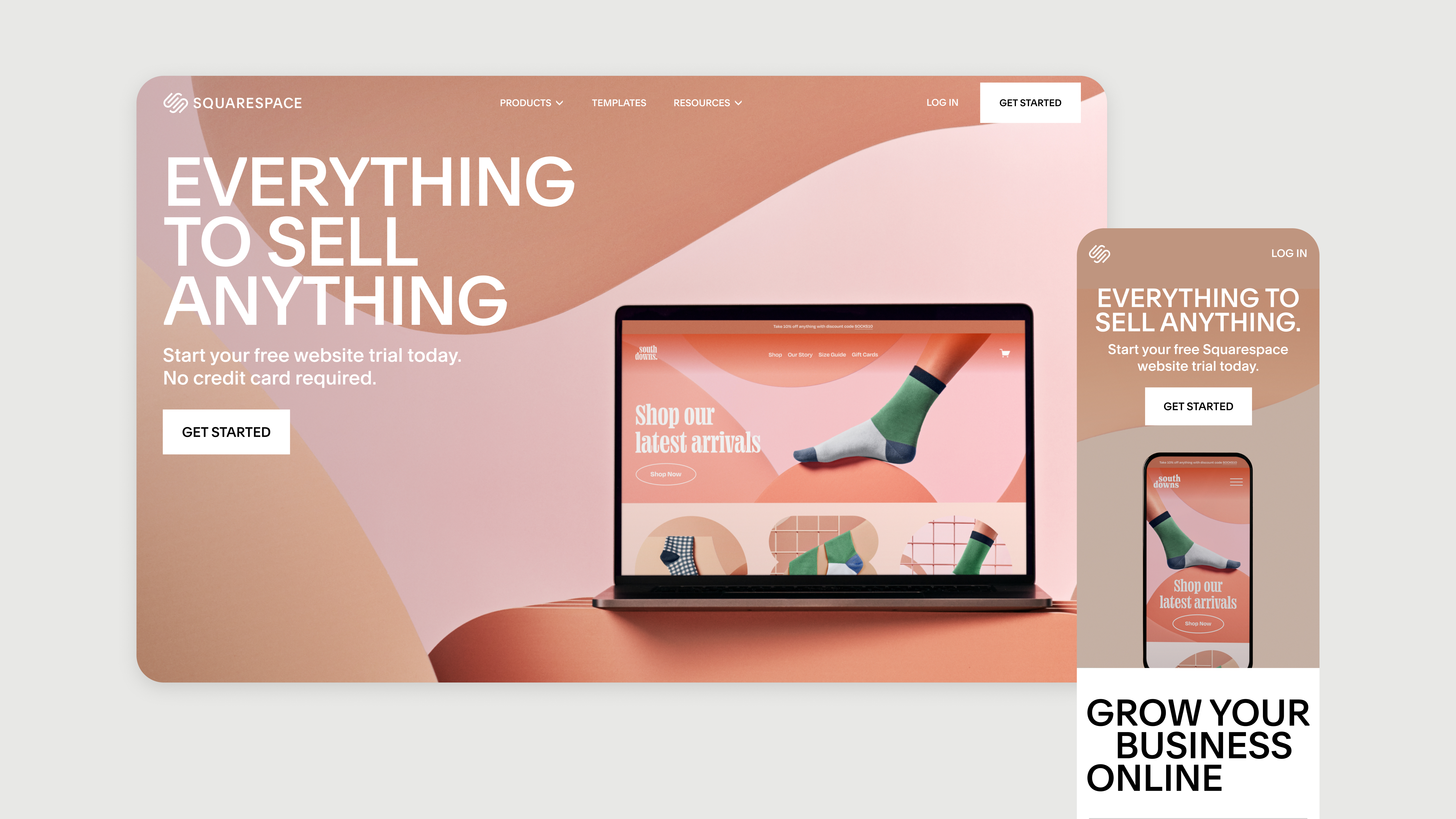 Squarespace Homepage